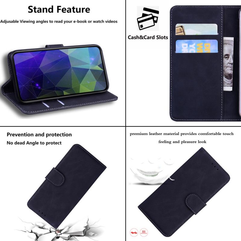 Etui Folio Xiaomi Redmi Note 13 5g Widoczne Szwy