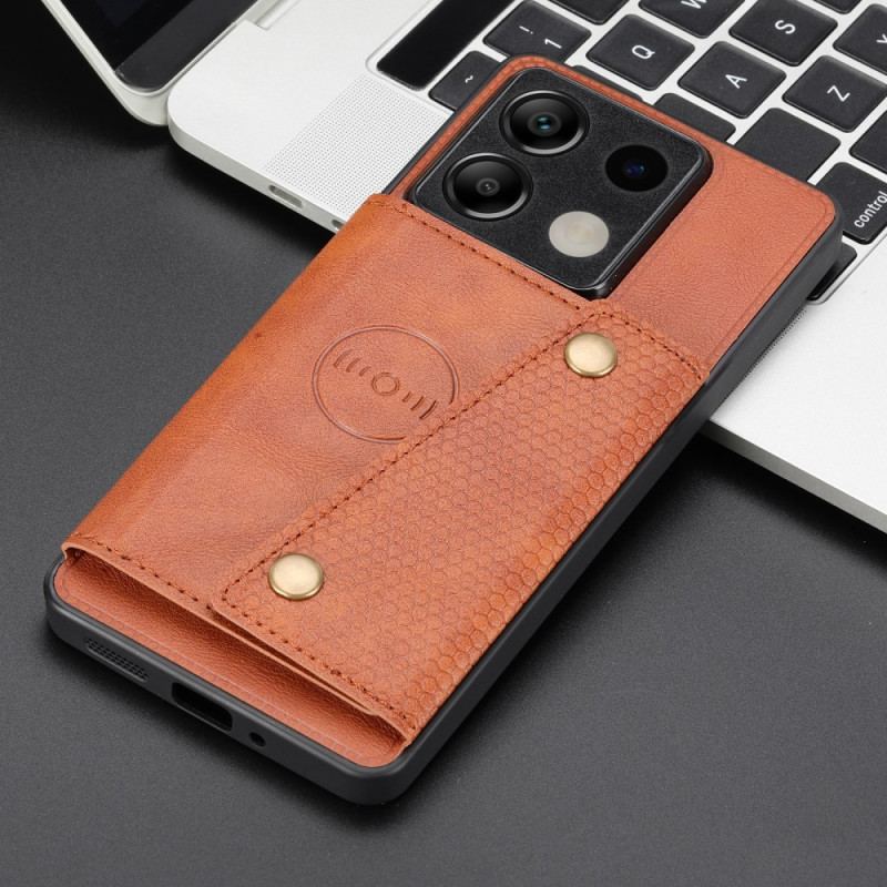 Etui Xiaomi Redmi Note 13 5g Etui Na Karty Z Efektem Skóry