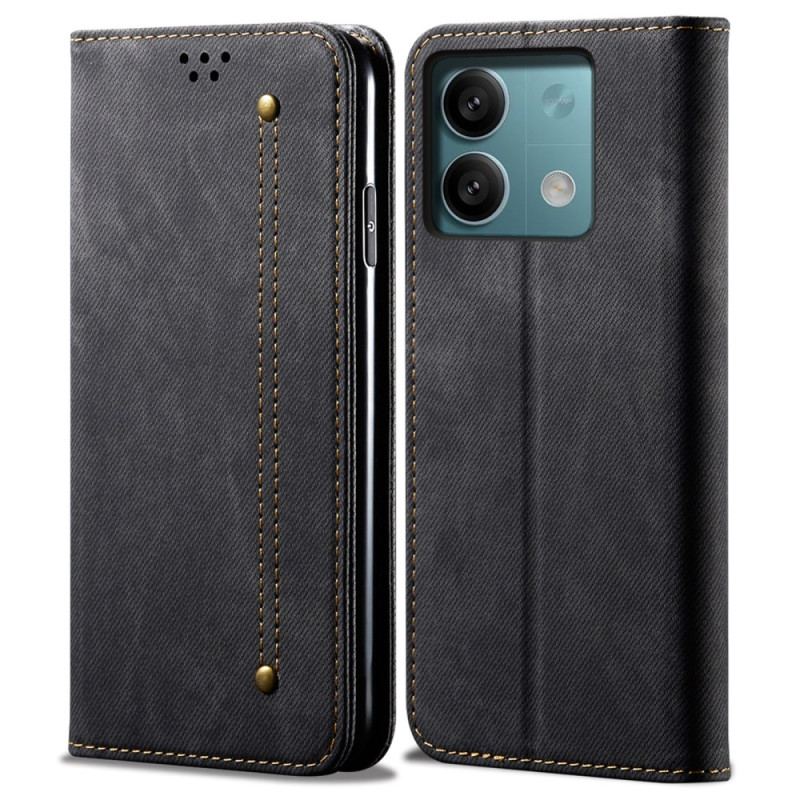 Flip Kotelot Xiaomi Redmi Note 13 5g Etui Na Telefon Tkanina Dżinsowa