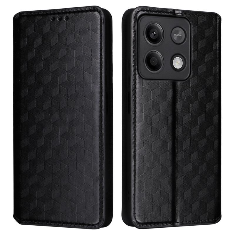 Flip Kotelot Xiaomi Redmi Note 13 5g Kostki 3d Etui Ochronne