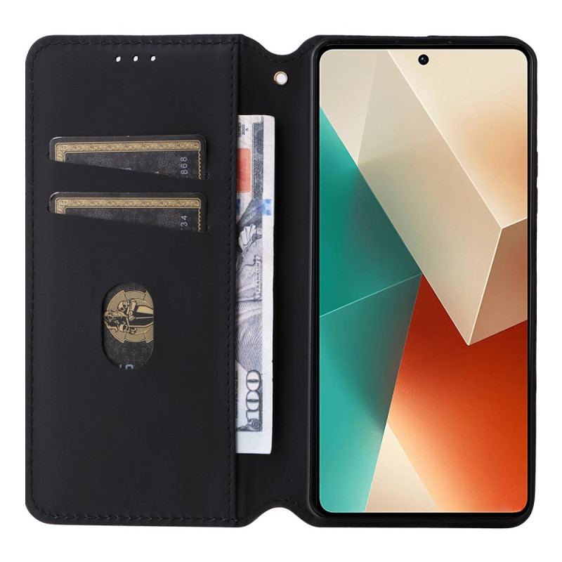 Flip Kotelot Xiaomi Redmi Note 13 5g Kostki 3d Etui Ochronne