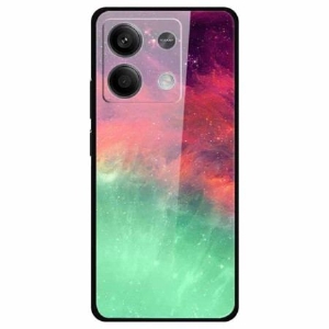 Futerały Xiaomi Redmi Note 13 5g Etui Na Telefon Kolorowe Szkło Hartowane Mgławica