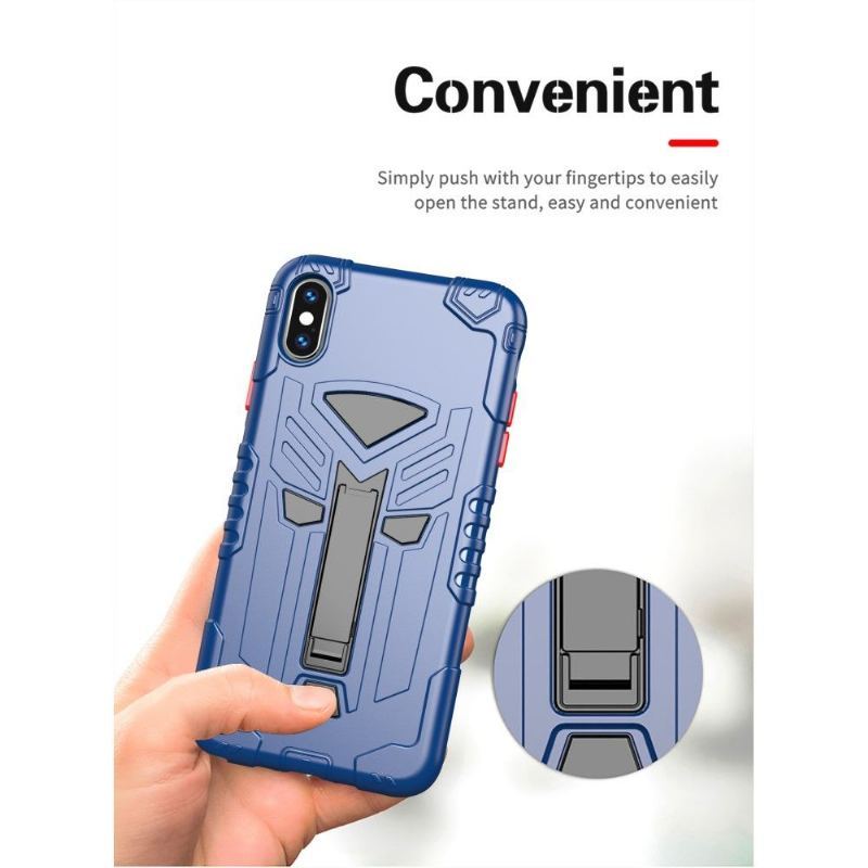 Etui do iPhone XS Max Classic Floki Case Ze Zintegrowaną Podstawą