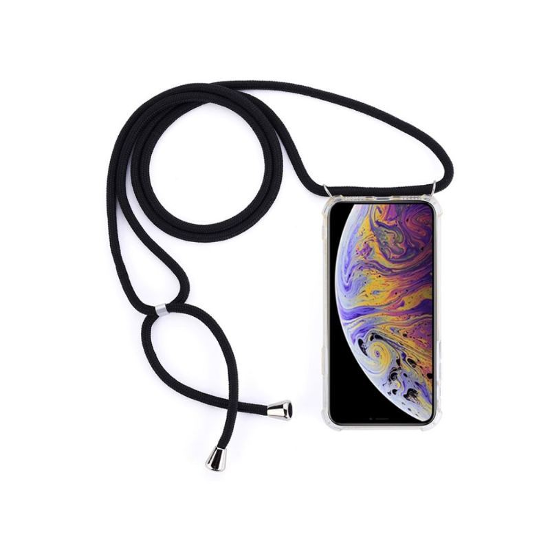 Etui do iPhone XS Max Classic ze Sznurkiem Przezroczysta