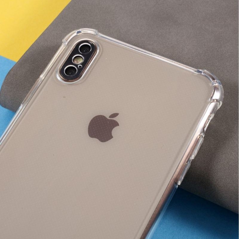 Etui do iPhone XS Max Przezroczyste Wzmocnione Narożniki