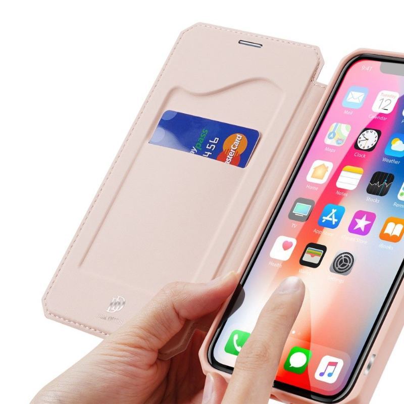 Etui Folio do iPhone XS Max Obrzeża Etui Magnetyczne Serii X