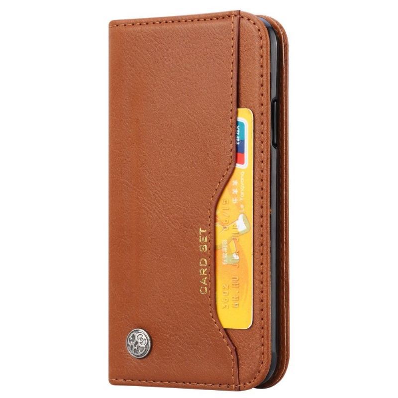 Etui Folio do iPhone XS Max Stojak Case Efekt Skórzany