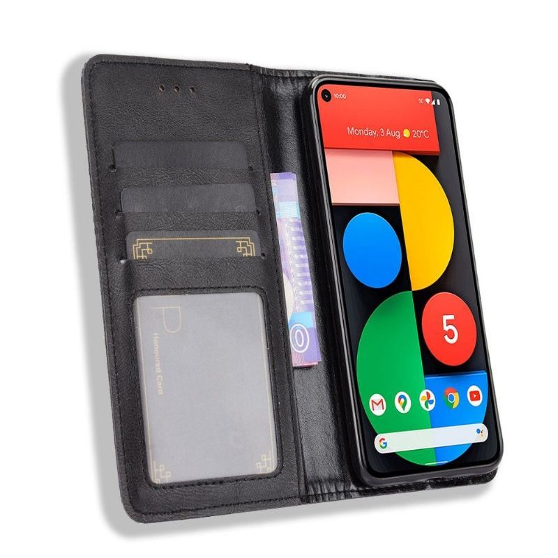 Etui Folio do Google Pixel 5 Cirénius Style Skóra