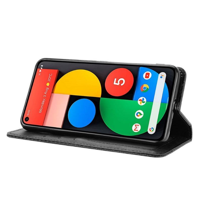 Etui Folio do Google Pixel 5 Cirénius Style Skóra