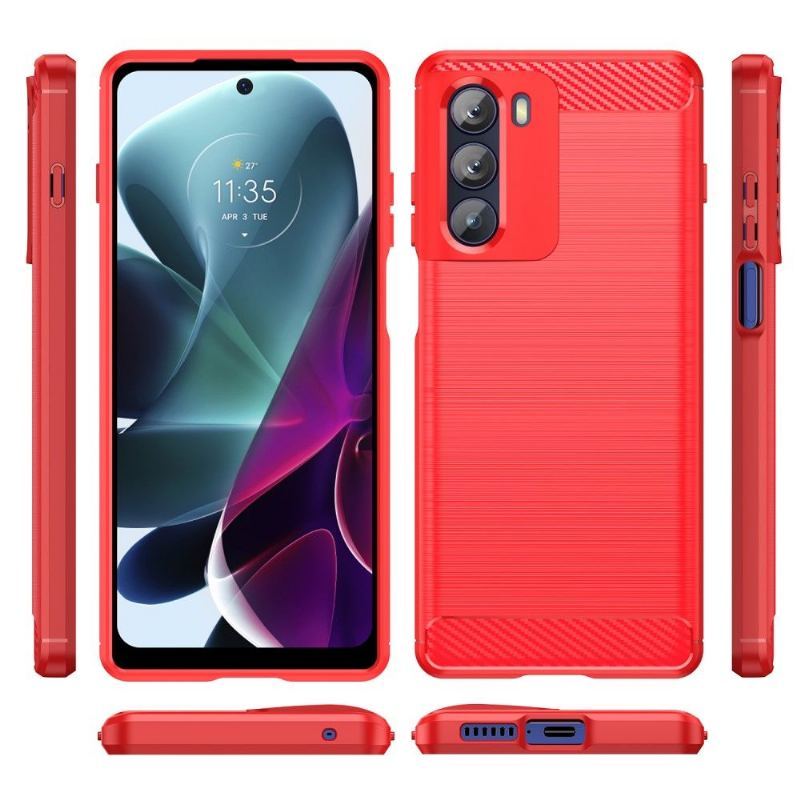 Etui do Motorola Moto G200 5G Elastyczny Efekt Szczotkowany