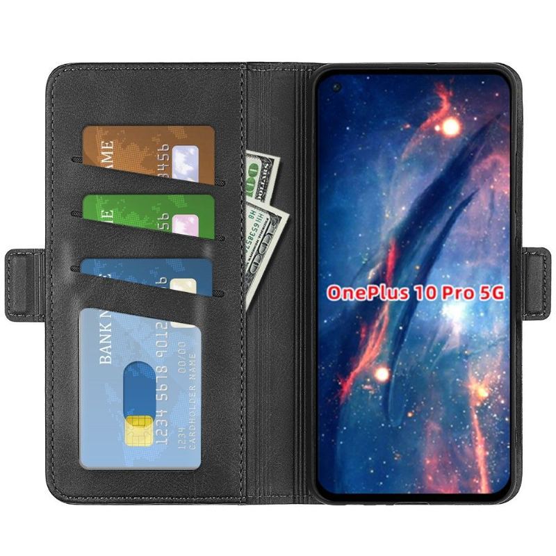 Etui do OnePlus 10 Pro Portfel Matowa Sztuczna Skóra