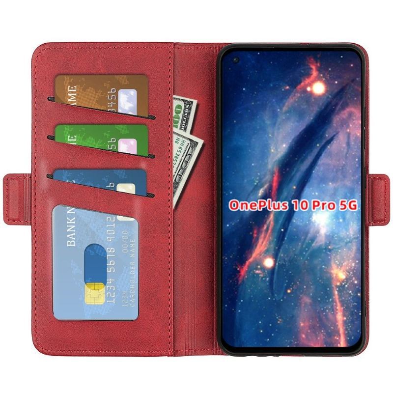 Etui do OnePlus 10 Pro Portfel Matowa Sztuczna Skóra