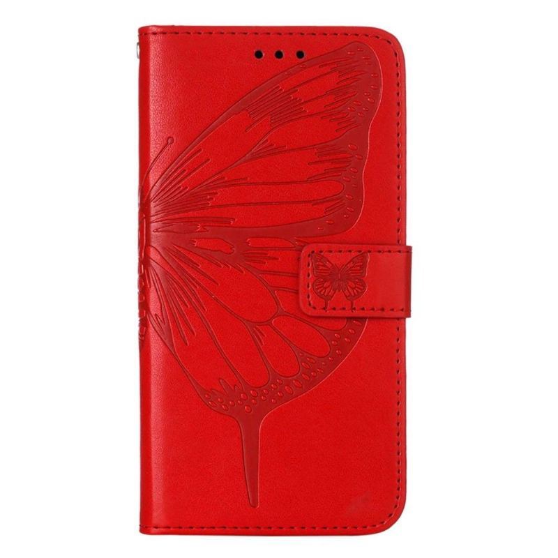 Etui Folio do OnePlus 10 Pro Butterfly Flower Posiadacz Karty