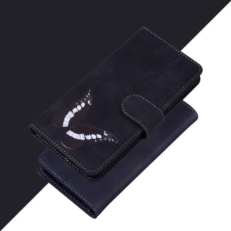 Etui Folio do OnePlus 10 Pro Etui Ochronne Kolorowa Ochrona Motyla