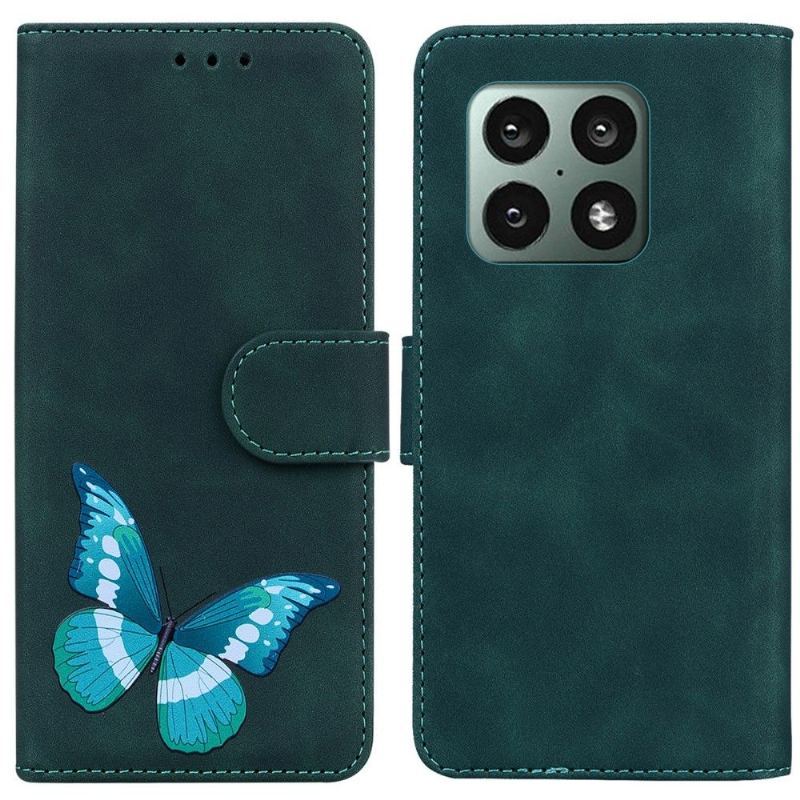 Etui Folio do OnePlus 10 Pro Etui Ochronne Kolorowa Ochrona Motyla