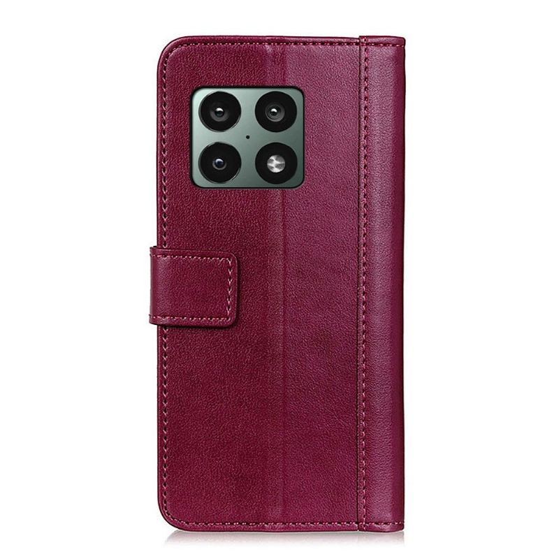 Etui Folio do OnePlus 10 Pro Skórzany Futerał Cerena Faux Leather Folio