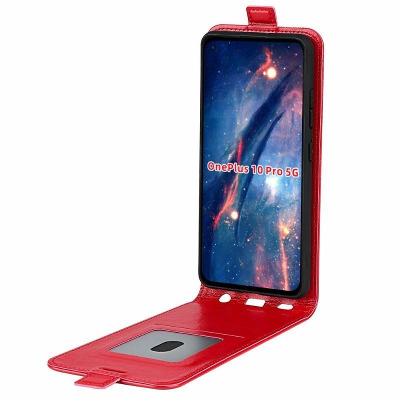 Etui Folio do OnePlus 10 Pro Skórzany Futerał Ze Sztucznej Skóry W Pionie