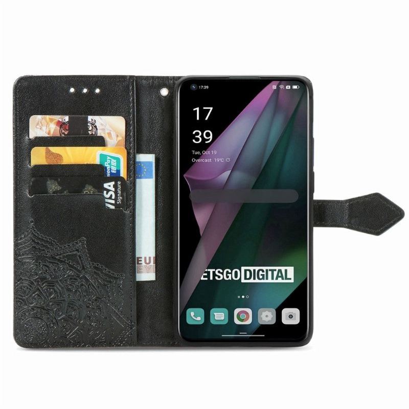 Etui Na Telefon Pokrowce do OnePlus 10 Pro Biznes Mandala Relief