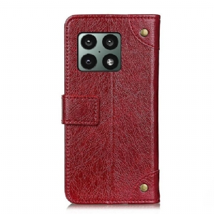 Obudowa Etui Na Telefon do OnePlus 10 Pro Emma Faux Leather Vintage