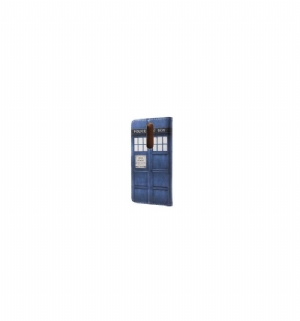 Etui Folio do Nokia 5.1 Posiadacz Karty Policja Box Doctor Who