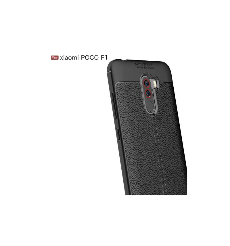 Etui do Pocophone F1 Teksturowana Skóra W Stylu