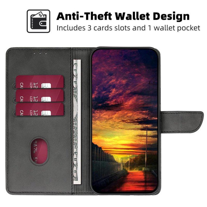 Etui Folio do Huawei P60 Pro Tekstura Łydki