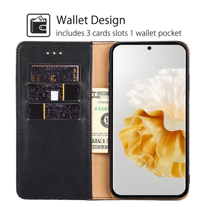 Etui Na Telefon do Huawei P60 Pro Etui Folio Nit Dekoracyjny