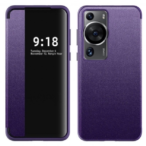 Etui Na Telefon do Huawei P60 Pro Imitacja Skóry