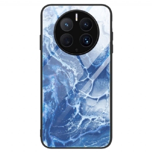 Etui do Huawei Mate 50 Pro Stylowe Szkło Hartowane Z Marmuru