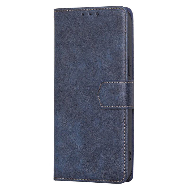 Etui Folio do Huawei Mate 50 Pro Skórzany Efekt Couture