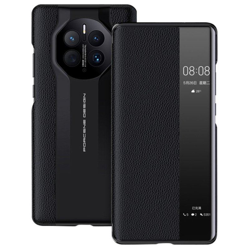 Etui Na Telefon do Huawei Mate 50 Pro Sztuczna Skóra Liczi