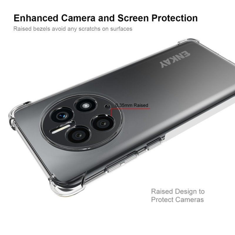 Futerały do Huawei Mate 50 Pro Przezroczysty Enkay