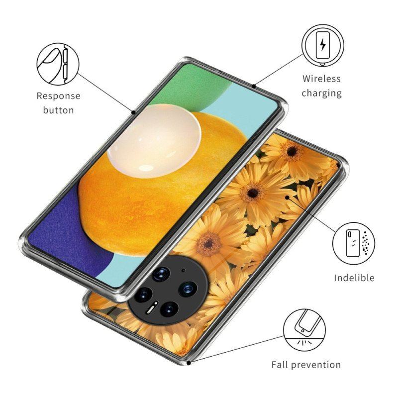 Futerały do Huawei Mate 50 Pro Słoneczniki