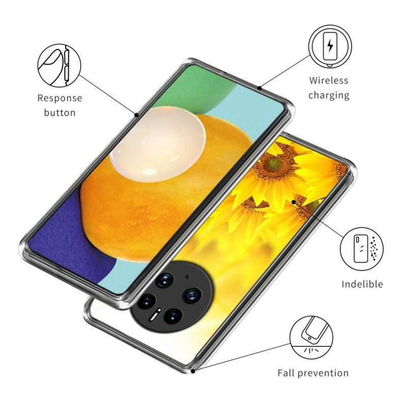 Futerały do Huawei Mate 50 Pro Wzniosłe Słoneczniki