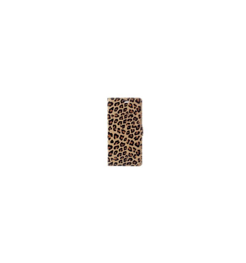 Obudowa Etui Na Telefon do Honor 7A Portfel Leopard Print