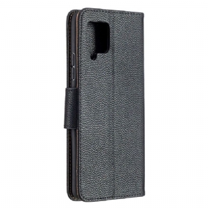 Case do Samsung Galaxy A42 5G Etui Folio Efekt Skóry Ziarnistej