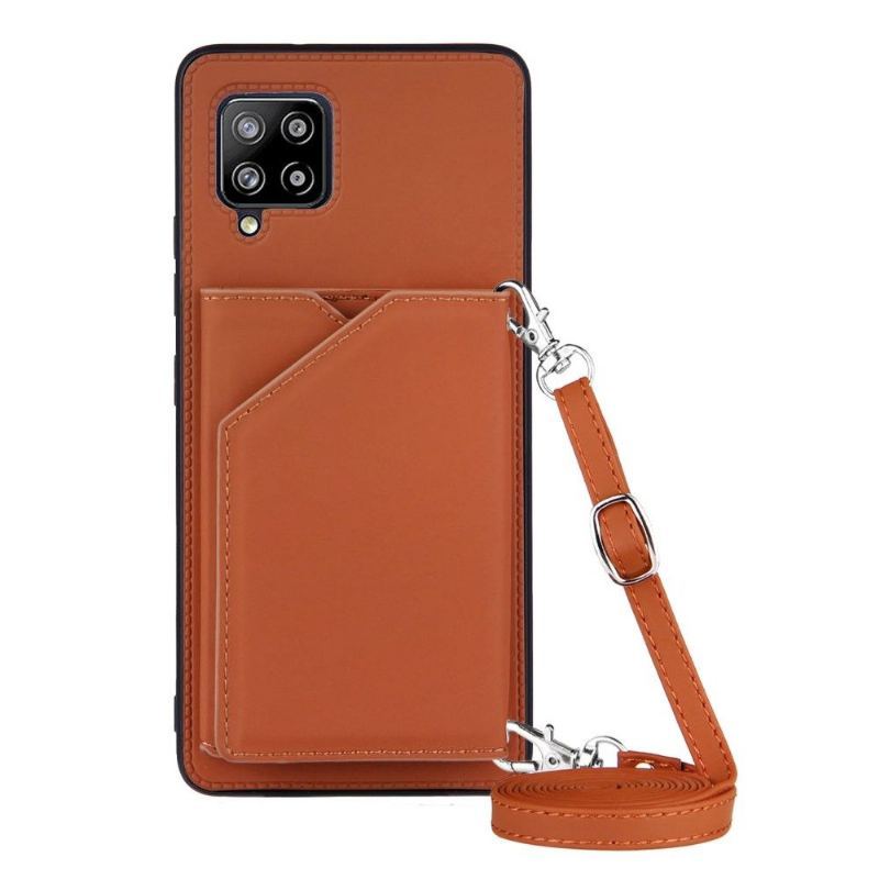 Etui do Samsung Galaxy A42 5G Aude Smycz Wieloprzedziałowa