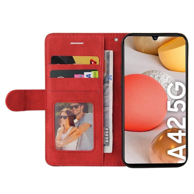 Etui Folio do Samsung Galaxy A42 5G Bicolor Artystyczny