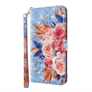 Etui Folio do Samsung Galaxy A42 5G Kwitnące Kwiaty