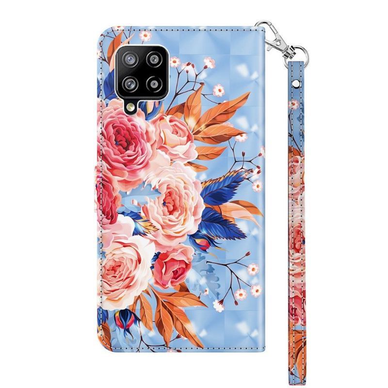 Etui Folio do Samsung Galaxy A42 5G Kwitnące Kwiaty