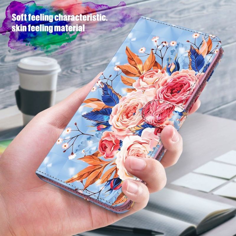 Etui Folio do Samsung Galaxy A42 5G Kwitnące Kwiaty