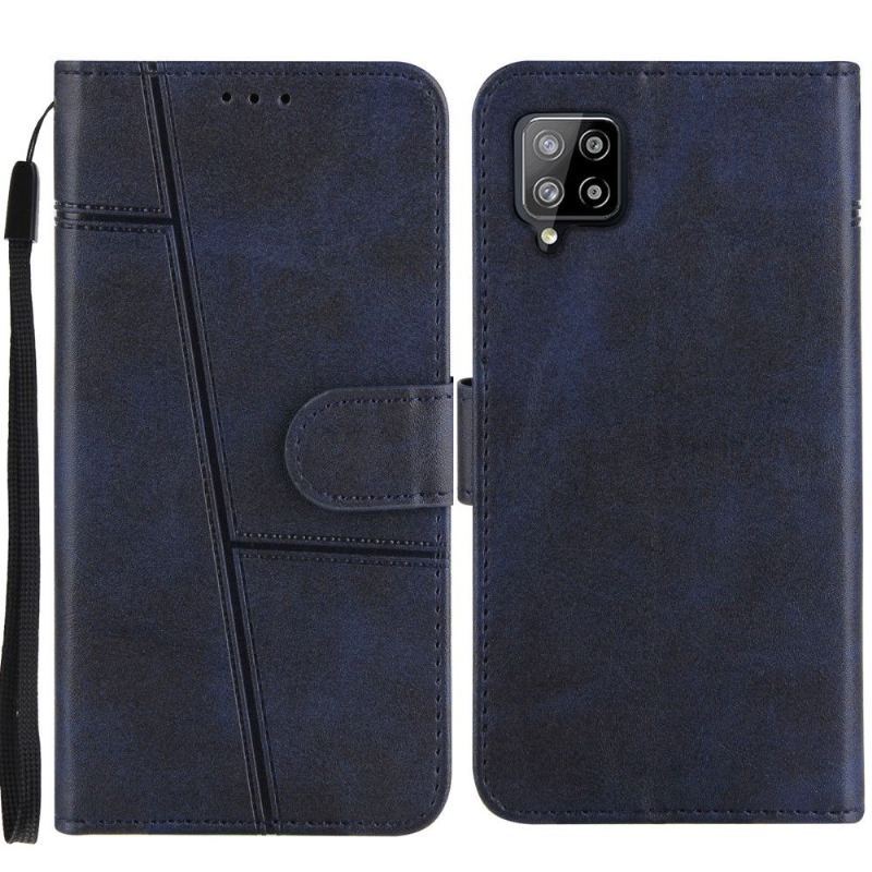 Etui Folio do Samsung Galaxy A42 5G Linie Efekt Skóry