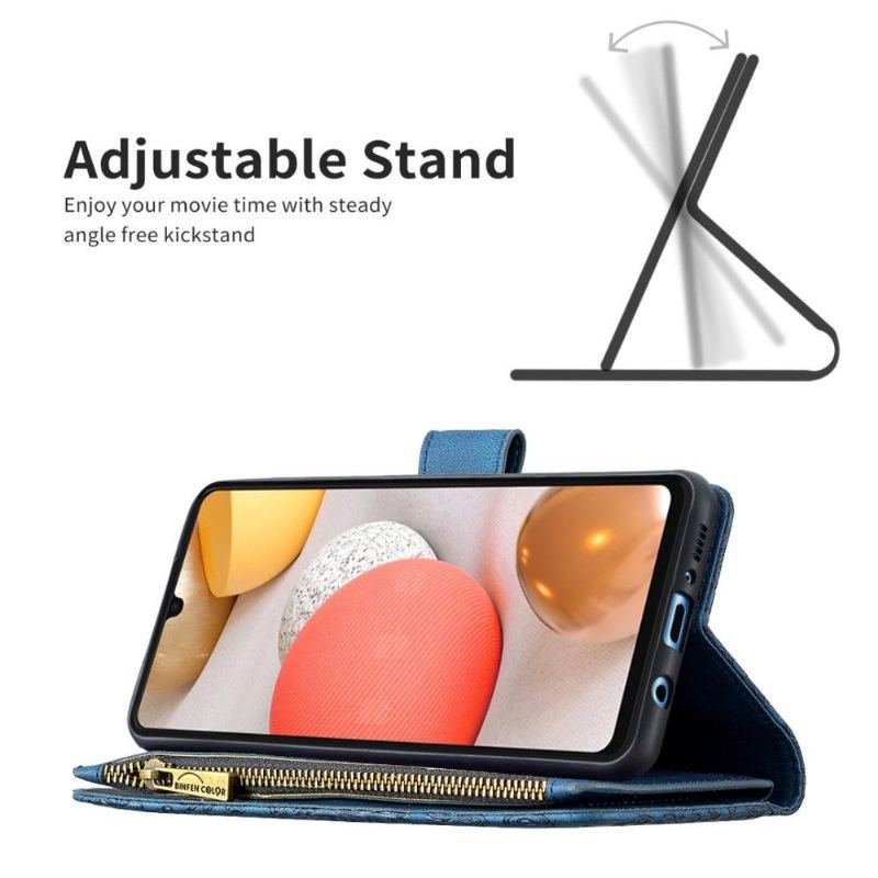 Etui Folio do Samsung Galaxy A42 5G Obrzeża Portfel Latające Motyle