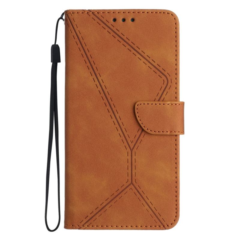 Etui Folio Do Google Pixel 8 Pro Linie I Kropki W Paski