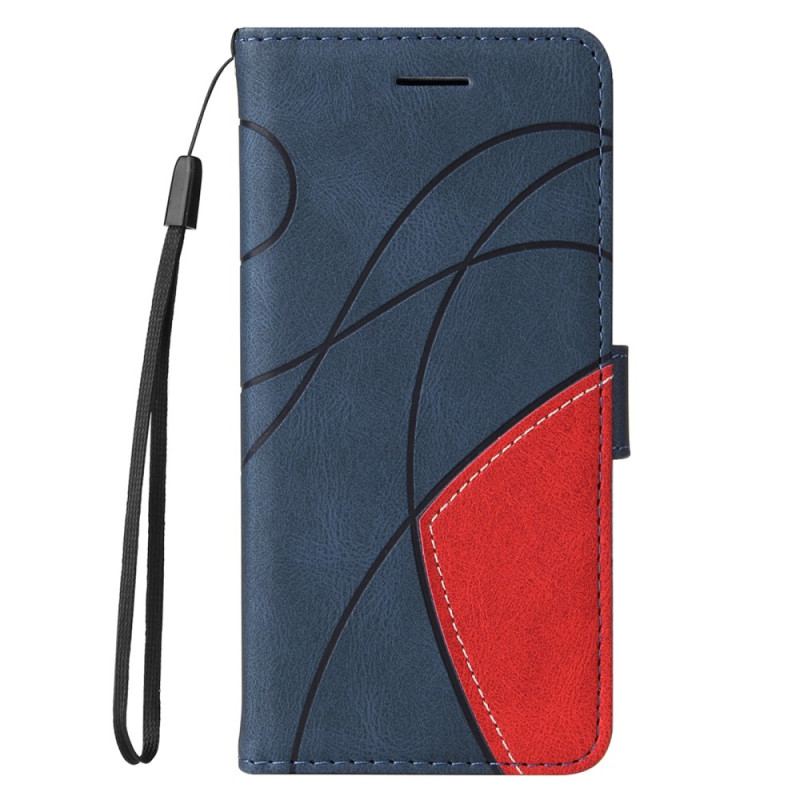 Etui Folio Google Pixel 8 Pro Dwukolorowy Z Paskiem