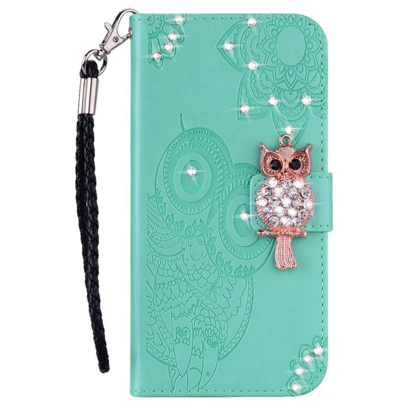 Etui Folio Google Pixel 8 Pro Mandala I Amulet Sowy Etui Ochronne