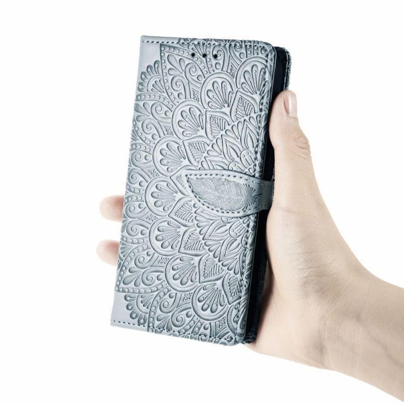 Etui Folio do Huawei Nova 8i / Honor 50 Lite Mandala Liść