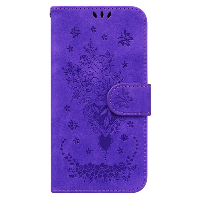 Etui Folio Oppo Reno 11 Pro 5g Kwiatowy Wzór Z Paskiem Etui Ochronne