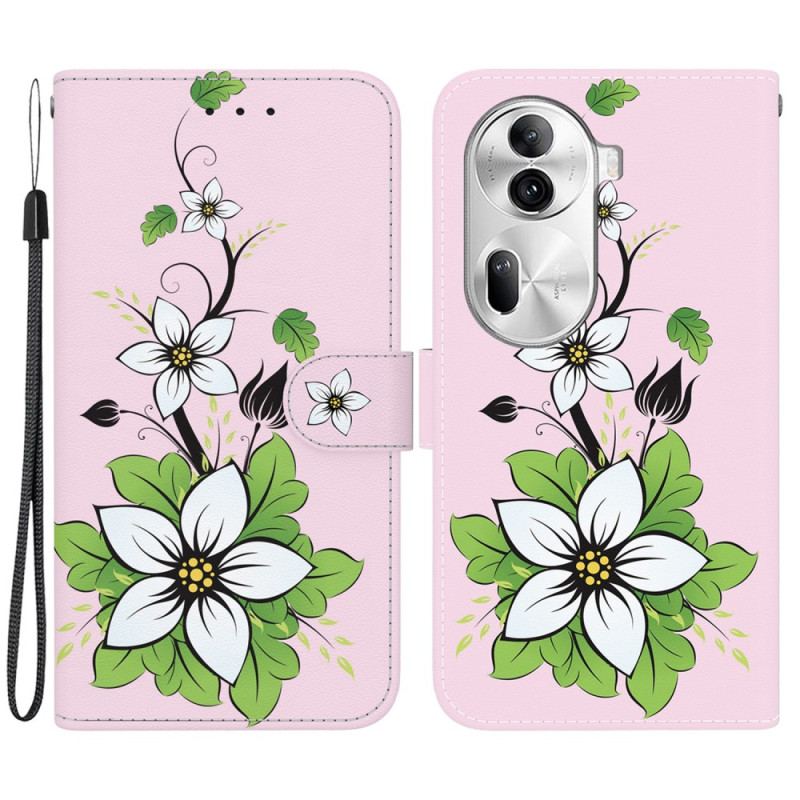 Etui Folio Oppo Reno 11 Pro 5g Lilia W Pasku Etui Ochronne