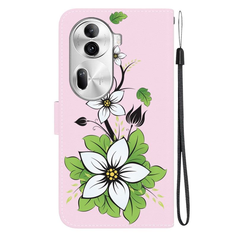 Etui Folio Oppo Reno 11 Pro 5g Lilia W Pasku Etui Ochronne